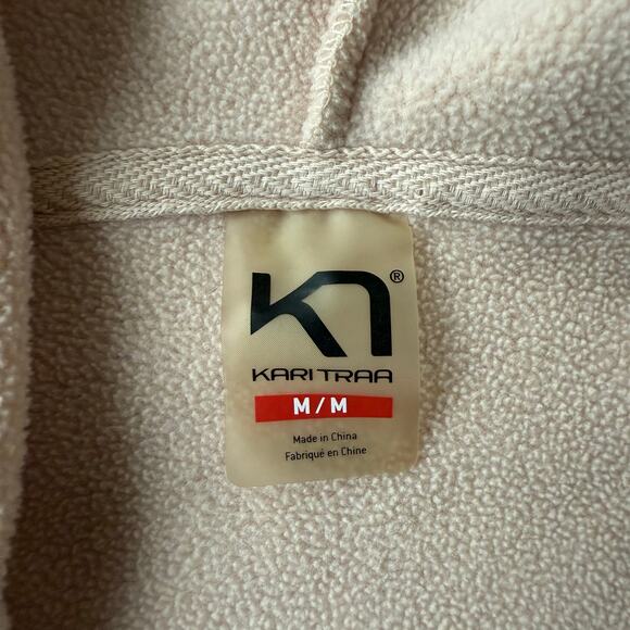 Karitraa Women's Pink 1/2 Zip Pullover Fleece Hoodie Jacket Size M Winter Snow - Picture 3 of 11